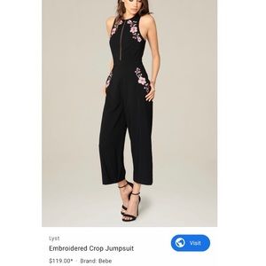 bebe Floral Jumpsuit - BRAND NEW Never Worn